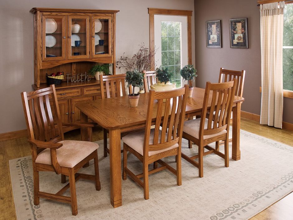 China Hutch Countryside Amish Furniture, Dining Room Hutch Mission Style