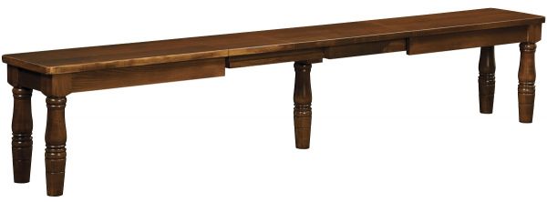 Expandable French Country Bench