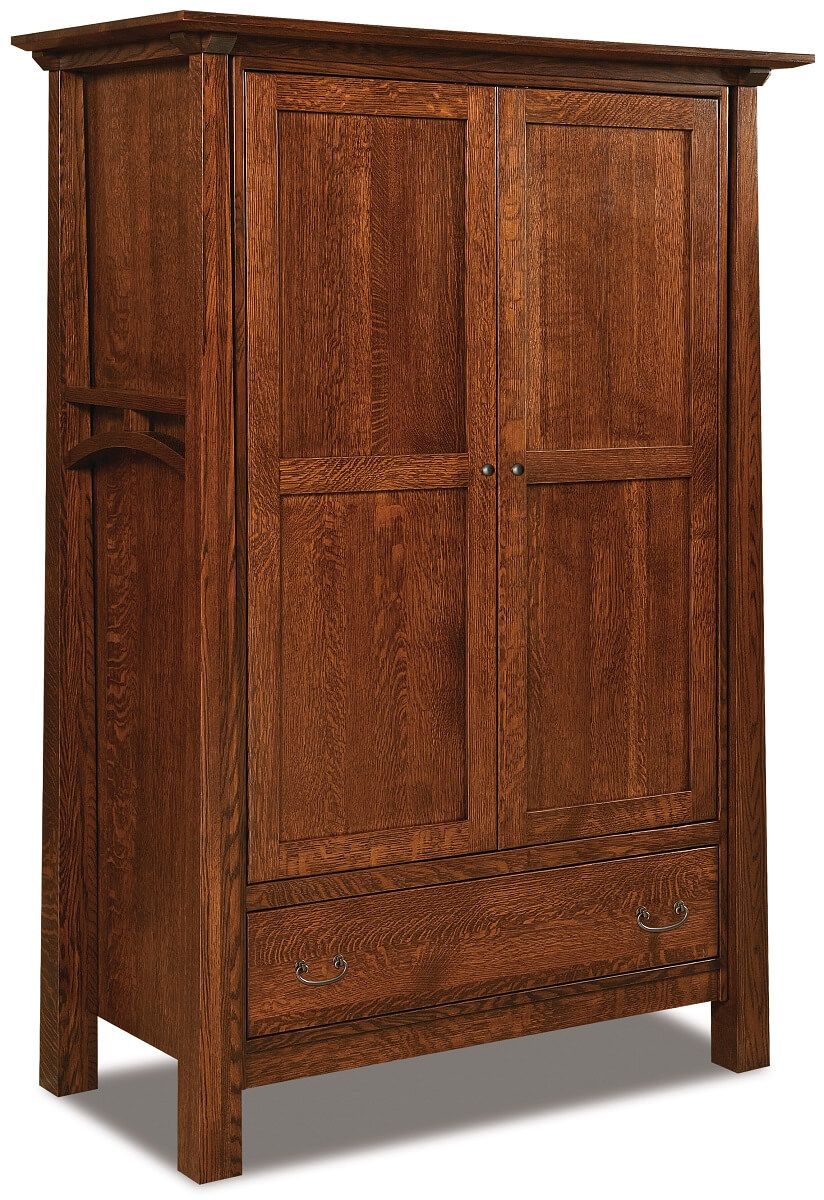 Bellevue Wardrobe Closet Countryside Amish Furniture