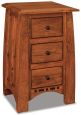 Castle Rock 3-Drawer Small Nightstand