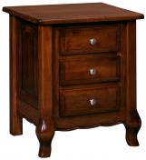 Country Cottage 3-Drawer Nightstand