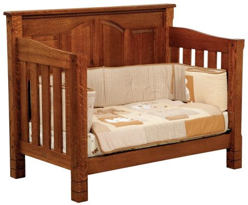 Quartersawn White Oak Toddler Bed