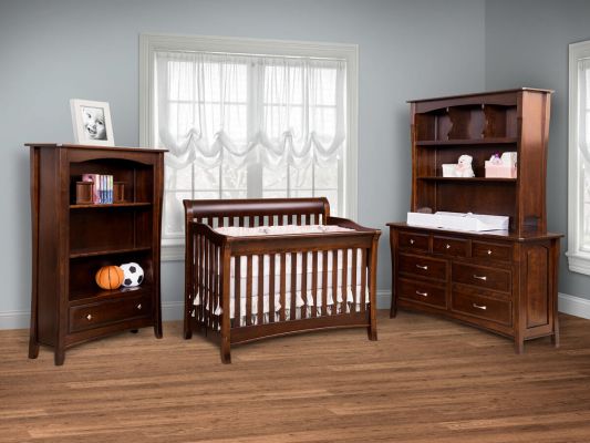 Luxembourg Baby Dresser With Hutch, Dresser And Hutch For Nursery