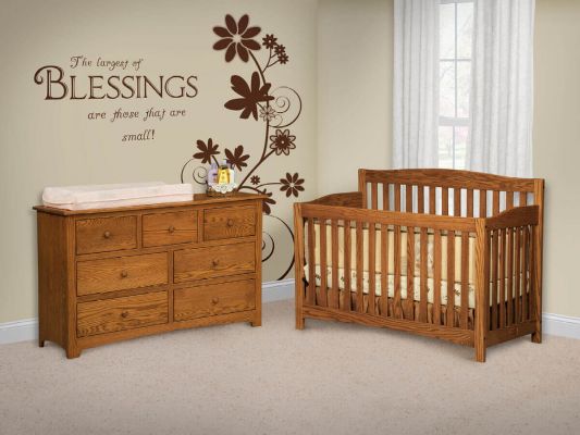 Oak Nursery Baby Furniture 