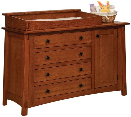 Amish Made Changing Table Dresser