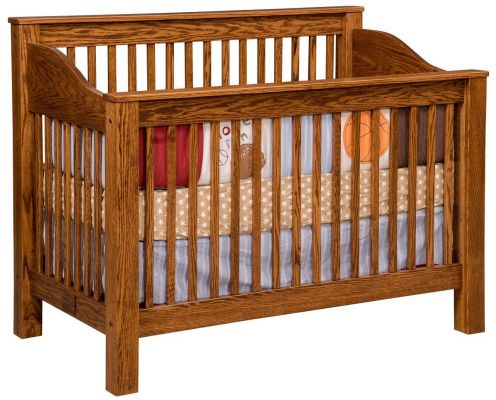 William Solid Wood Baby Crib 