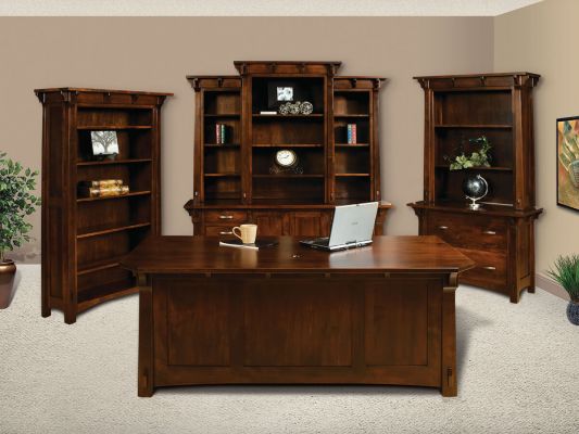 Augustana Office Collection in Brown Maple