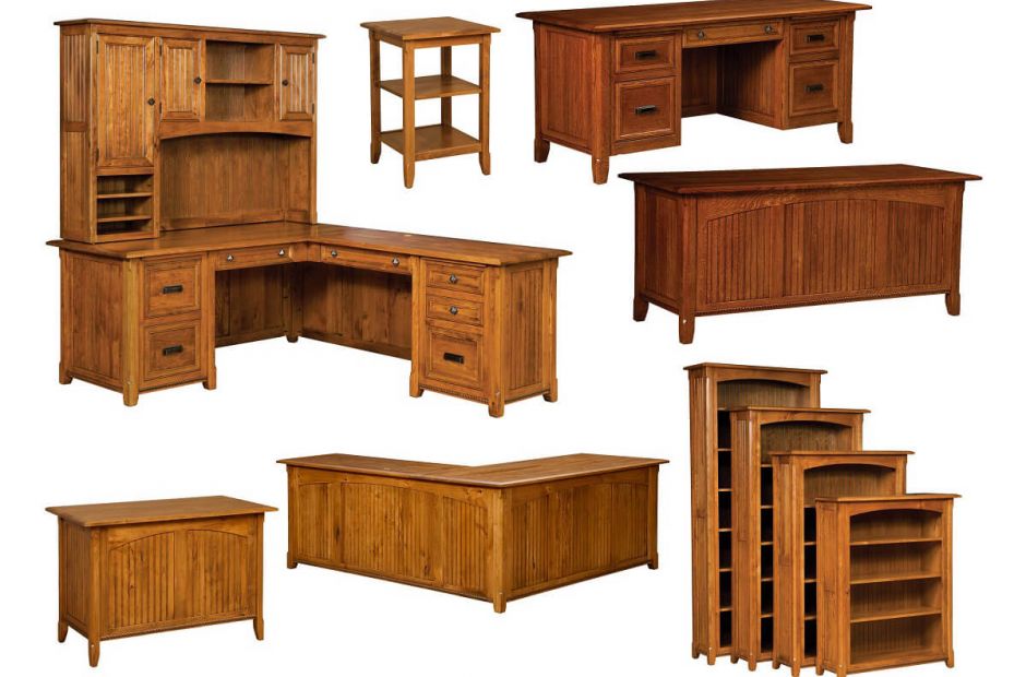 Emory Solid Wood Office Collection Countryside Amish Furniture