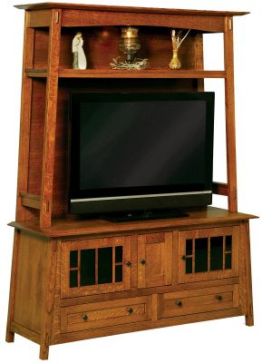Alaterre TV Stand with Hutch