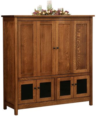 Hilale Enclosed Tv Cabinet, Armoire Tv Stand