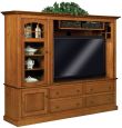 Litchfield Entertainment Center with Storage Opened
