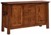 Rustic Cherry Tahoe File Console