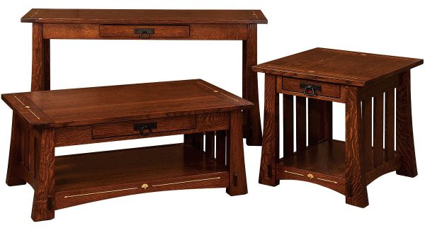 Santa Clara Hardwood Living Room Tables