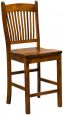 Kramer Bar Chair in Brown Maple