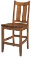 Brown Maple Bar Chair