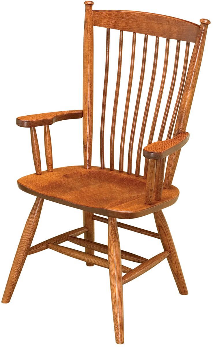 Shaker four slat arm chair-Windsor Chairmakers