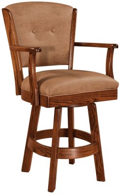 Macready Leather Bar Chair