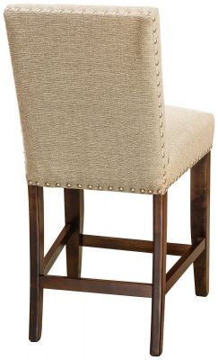 Salieri Upholstered Bar Chair Back Detail
