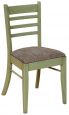 Amish Kitchen Chair with Fabric Seat