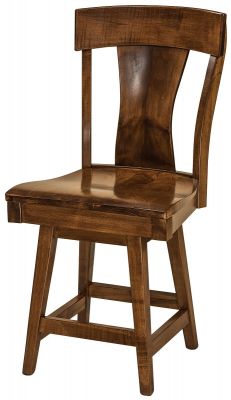 Vitra Swivel Bar Chair in Brown Maple