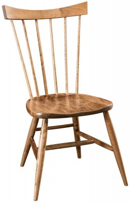 Brown Maple Shaker Dining Side Chair
