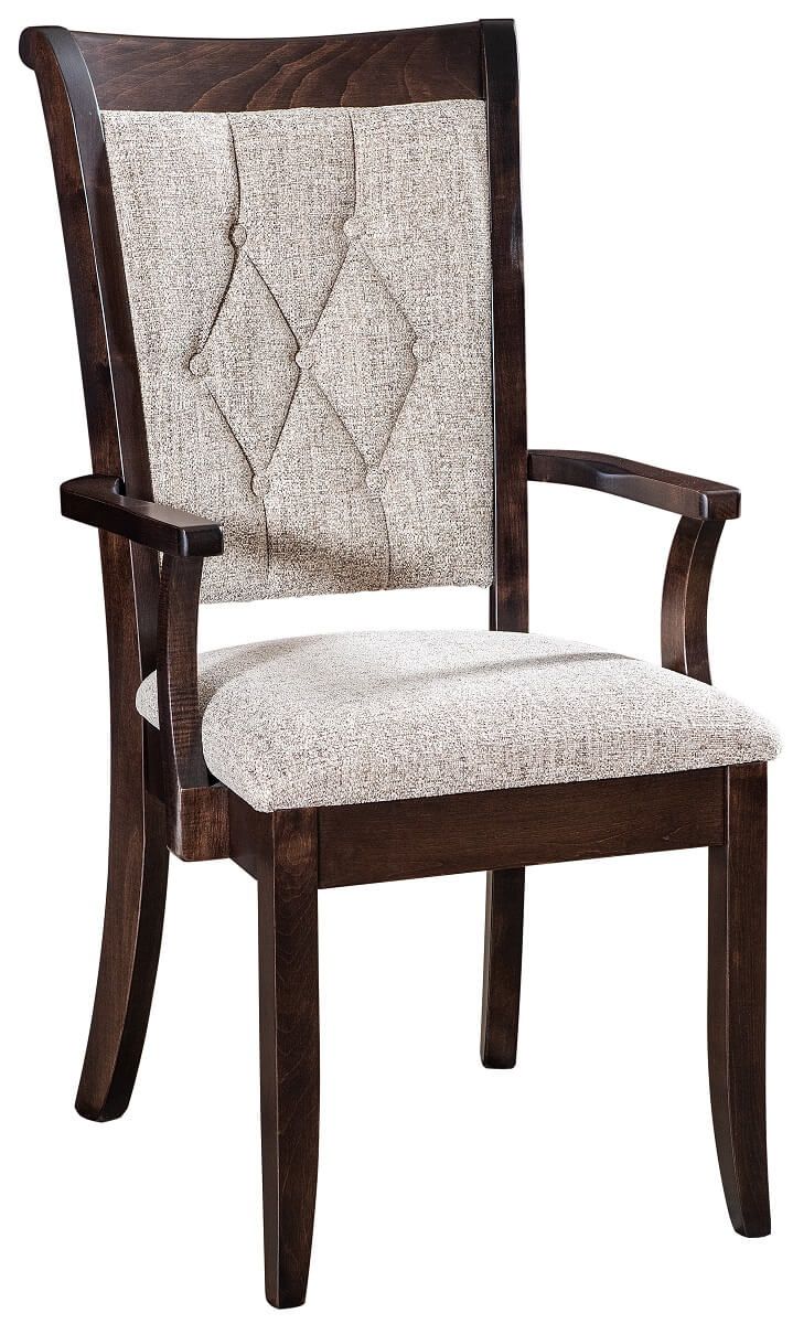 Upholstered Amish Made Arm Chair