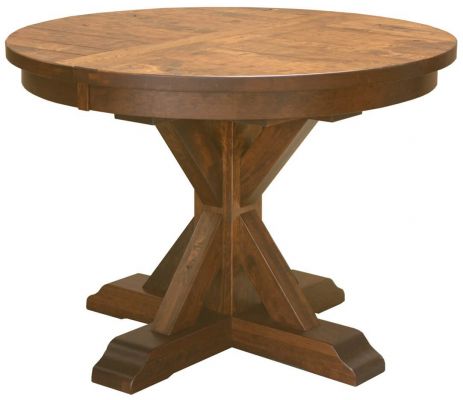 Hotchkiss Rustic Round Kitchen Table, Rustic Round Kitchen Table