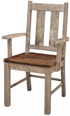 Baxley Rustic Dining Arm Chair