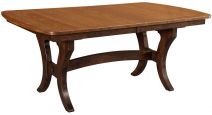 Solid Wood Modern Trestle Table