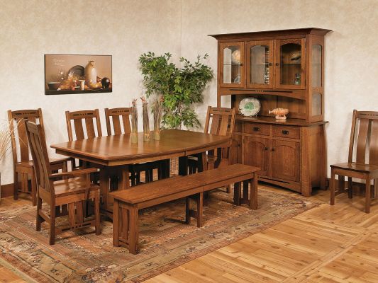 Sitka Craftsman China Hutch, Dining Room Hutch Mission Style