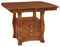 Ladue Butterfly Leaf Cabinet Table