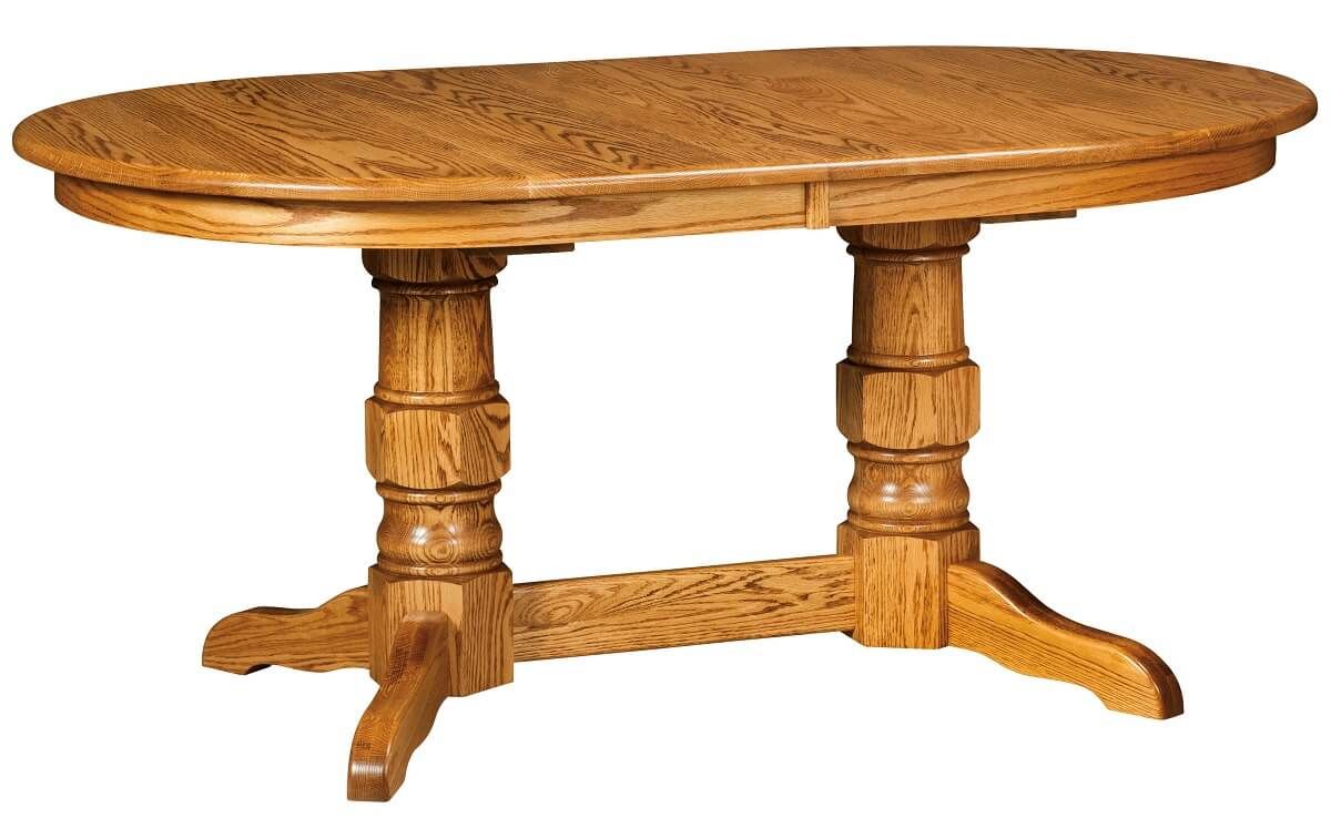 Mecosta Double Pedestal Table