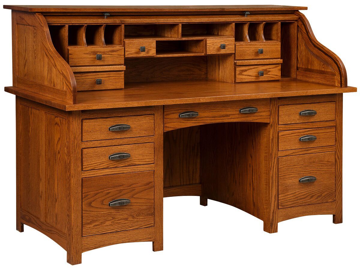 Farmington Roll Top Desk - Countryside Amish Furniture