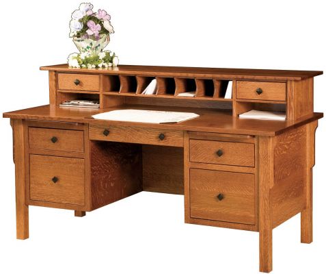 Grady Desk With Storage Countryside Amish Furniture