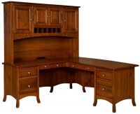 Honesdale L-Desk with Hutch