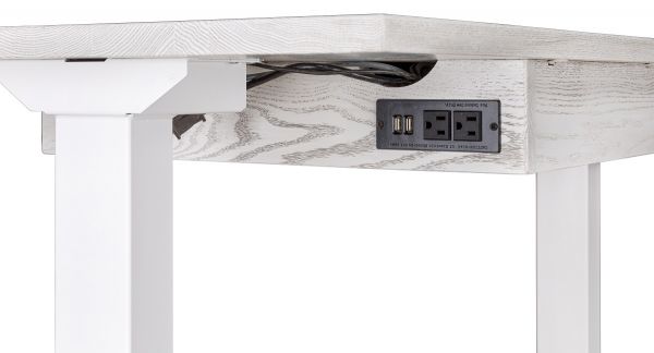 Outlets and USB Ports on Standing Desk