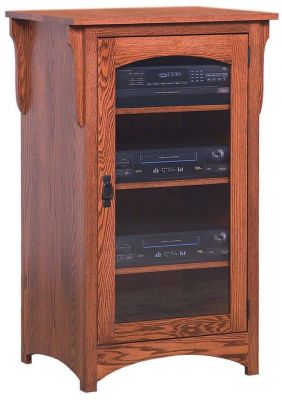 Barkerville Stereo Cabinet - Countryside Amish Furniture