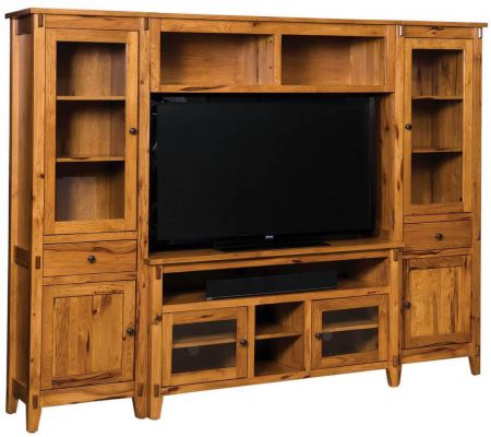 Bass Lake Wall Entertainment Center Countryside Amish Furniture