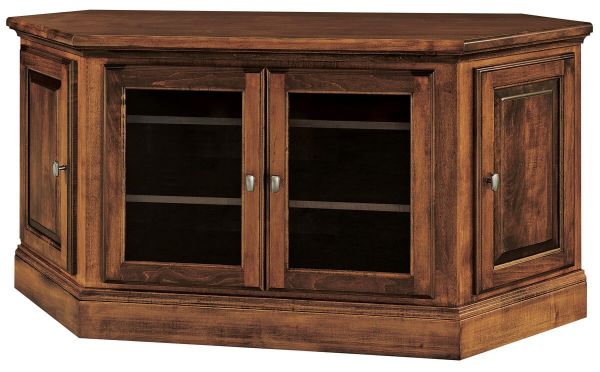 Edmore 4-Door TV Corner Cabinet