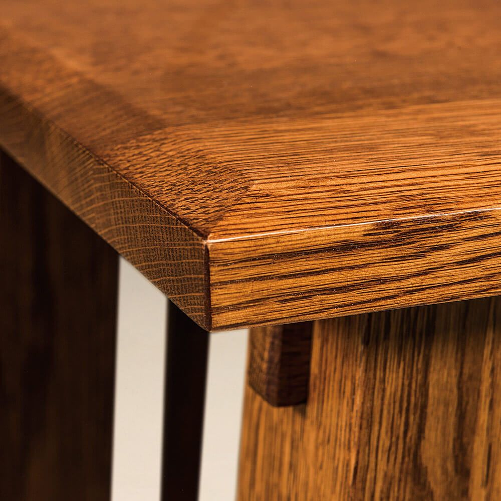 Beveled Edge on End Table