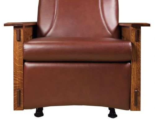 Leather Mission Style Recliner