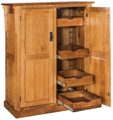 Mission Style Pantry Cabinet