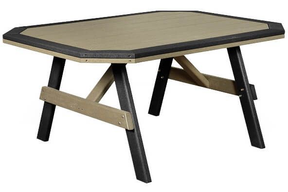 Delray Outdoor Table with Border