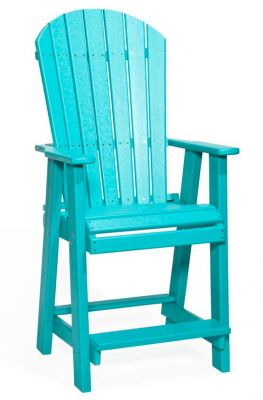 Canova Beach Balcony Chair in teal