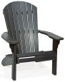 Black Bahia Adirondack Chair
