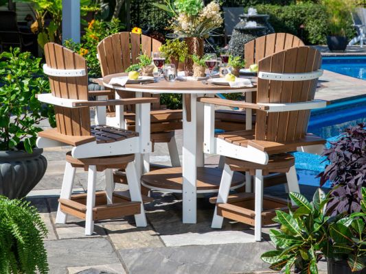 Two Tone Poly Outdoor Dining Set