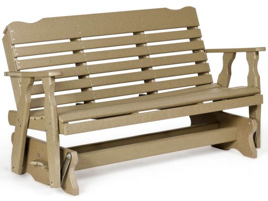 Extended Gliding Park Bench