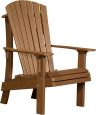 Antique Mahogany Rockaway Highback Adirondack Chair