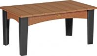 Antique Mahogany and Black New Guinea Coffee Table