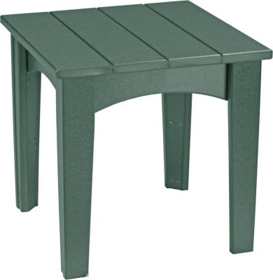 Green New Guinea End Table